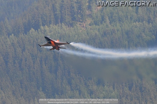2009-06-27 Zeltweg Airpower 0417 General Dynamics F-16 Fighting Falcon - Dutch Air Force